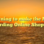 Learning to make the Most regarding Online Shopping