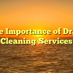 The Importance of Drain Cleaning Services